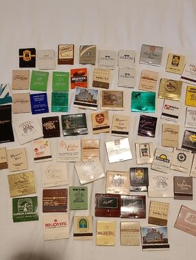 Lot Of 70 Matchbooks Hotel Inn Travel Decoration